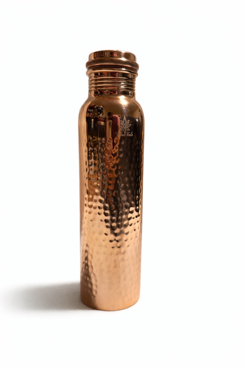 MiraVeda Hammered water Bottle