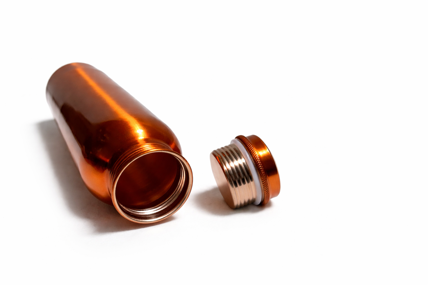 MiraVeda Plain Copper Bottle