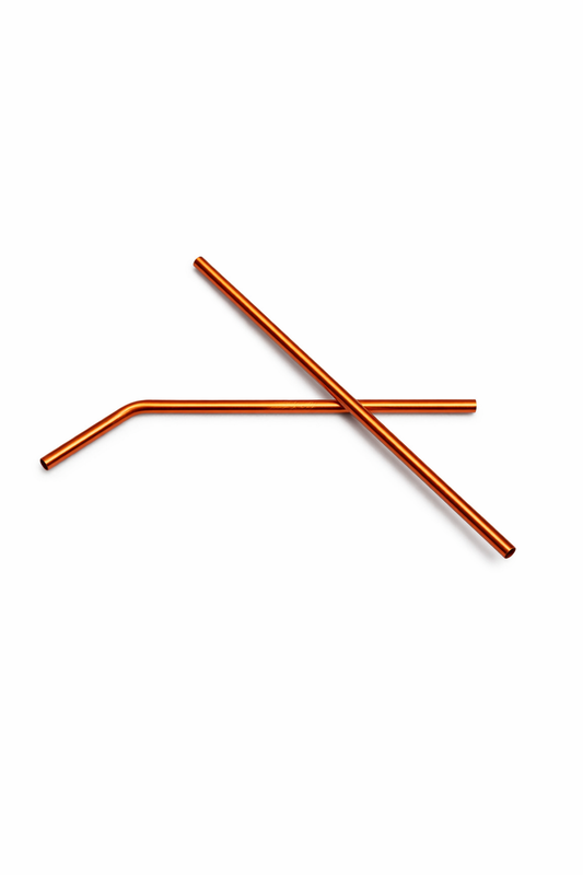 Copper Straw Set